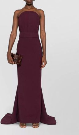 Solace London strapless maxi gown
