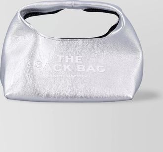 Marc Jacobs metallic leather mini sack bag