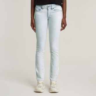 G-Star Midge Slim Straight Jeans - Lichtblauw - Dames