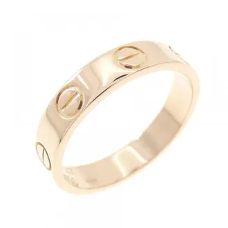 Cartier Love Pink Gold (18K) Band Ring (Pre-Owned)