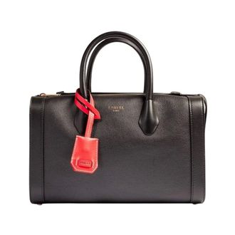 Lancel Bcbg M Bowlingtas - Dames - Tassen - Zwart - Maat: ONE Size Zijde