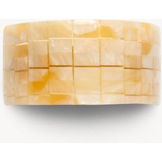 Machete Jewelry French Pony Barrette in Sea Shell Checker at Nordstrom