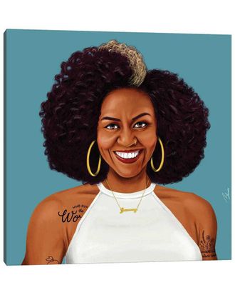 iCanvas Michelle Obama By Amit Shimoni Wall Art