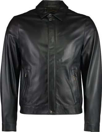 Moorer Giacca con zip - Nero