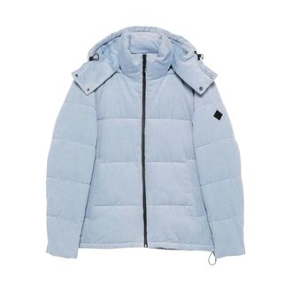 Manuel Ritz Chaqueta Celeste de Algod&oacute;n - Jackets - Hombre - Azul - XL