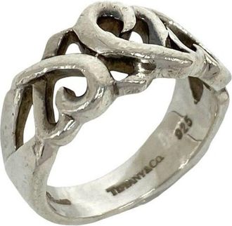 Tiffany & Co. Silver Silver 925 Band Ring (Pre-Owned)