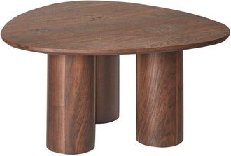 Beliani Beliani - Living Room Triangle Retro Coffee Table mdf Dark Wood 75 x 75 cm Dacoma