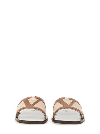 Valentino Garavani Viva Superstar Slide Sandal - Brown