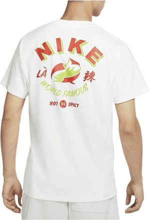 Nike Mens Nike Logo Printing Sports Short Sleeve White T-Shirt DO2320-100
