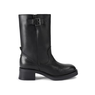 Kurt Geiger Womens Leather Trident Boots - Black - Size UK 8
