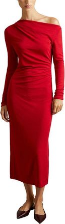 Reiss Becky Fitted Jersey Midi Dress