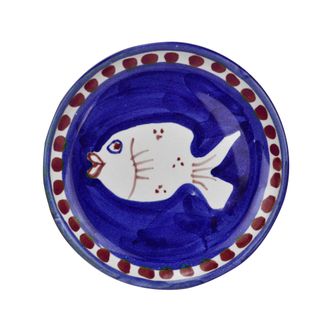 Arcucci poiseidone blue bread saucer &oslash;17 cm