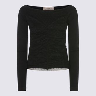 Twin-Set Top Blacks And Greys