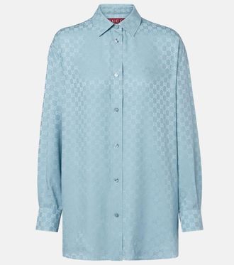GUCCI★素敵！NY YANKEES GOTHIC FLORA TWILL SILK SHIRT JACKET gucci NY Silk jacket men IT 46 | eBay