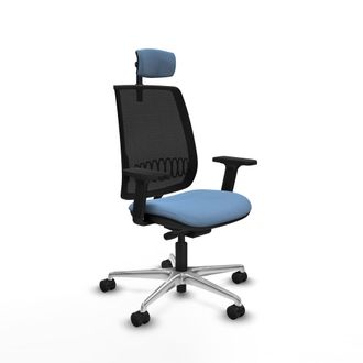 Piqueras y Crespo Sedia Ergonomica Piqueras Y Crespo Alares Nero Schiuma Iniettata