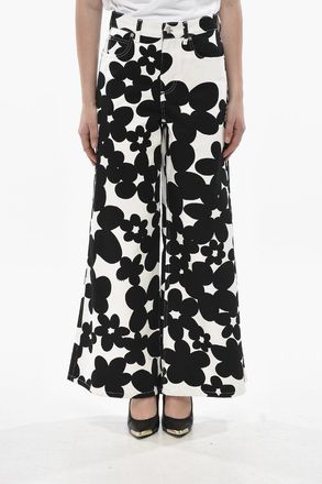 Marni Pantaloni 5 Tasche Cropped Fit DILLIES in Gabardina Marni