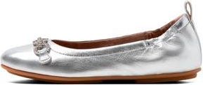 FitFlop Allegro Sparkle Ballet Flat in Silver at Nordstrom Rack, Size 7.5