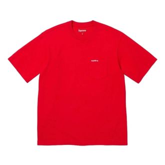 SUPREME SS26 S/S Pocket T-Shirt Red SUP-SS26-141-RED