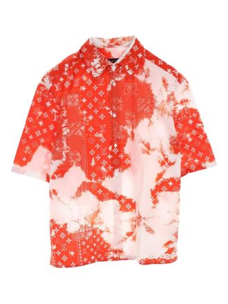 Louis Vuitton 2010 overhemd met bandanaprint - Oranje