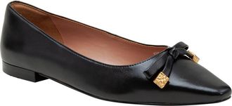 Linea Paolo Nicolis Pointed Toe Flat in Black at Nordstrom, Size 9.5