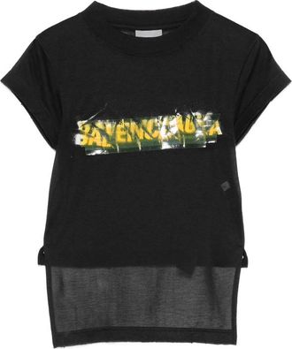 Balenciaga Mock-neck T-shirt
