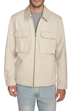 Levi's Lightweight Cotton Shacket in Cream at Nordstrom, Size Large