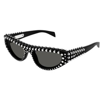 Gucci Grey Cat Eye Ladies Sunglasses GG1919S 005 55