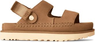 UGG Goldenstar Glide Sandalen Chestnut - Dames - Sandalen - Bruin - 38 EU - Polyester - Schoenen