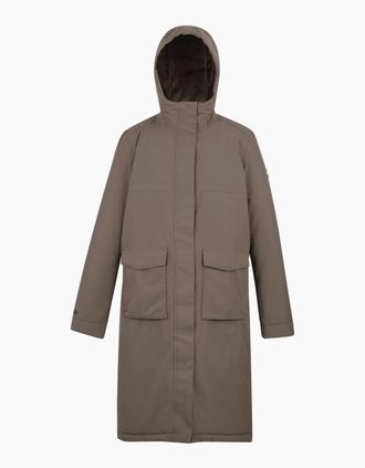 Regatta Womens Regatta Womens/Ladies Yarli Longline Waterproof Jacket - Brown - Size: 20