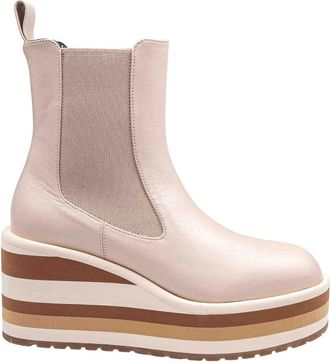 Paloma Barcel&oacute; Paloma Barcelo Lia Ankle Boot in Ivory