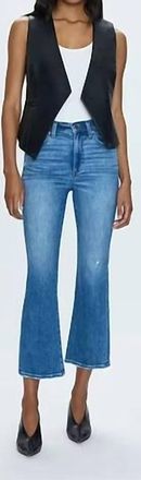 Pistola Denim Lennon High Rise Crop Boot Cut Jeans In Fling Vintage