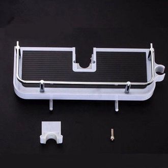 OEM Soporte Para Barra De Ducha, No Requiere Taladrar, Apto Para Barras De Ducha, Con Jabonera, Altura Regulable