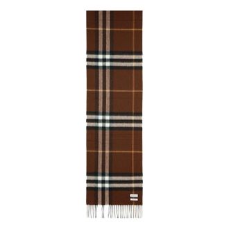 Burberry Check Cashmere Scarf Brown 8112638
