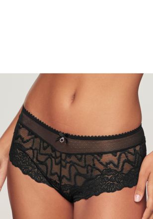 Lascana Panty LASCANA Romea, Damen, Gr. 48/50, schwarz, Spitze, Obermaterial: 90% Polyamid, 10% Elasthan, Unterhosen Panty, aus dezent transparenter Spitze