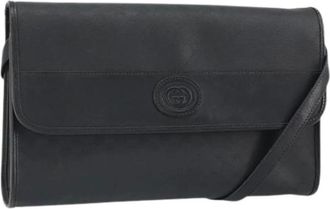 Gucci Pre-owned Cross Body Bags, female, Black, Size: ONE SIZE Pre-owned Cross Body Bag