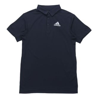 adidas HTRDY M PL2 SL Tennis Sports Polo Shirt Blue FS3777