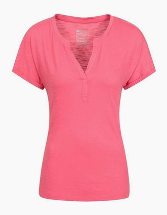 Mountain Warehouse Womens Mountain Warehouse Womens/Ladies Skye Slub T-Shirt - Pink - Size: 10