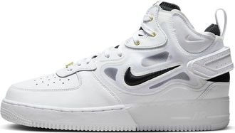 Nike Air Force 1 Mid React 40th Anniversary - White Black DQ7668-100