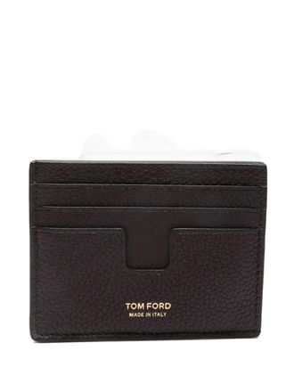 Tom Ford Leren pasjeshouder - Bruin