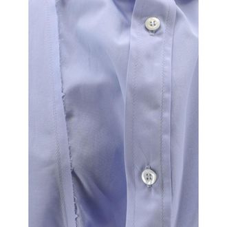 Maison Margiela Cotton Shirt - Blue
