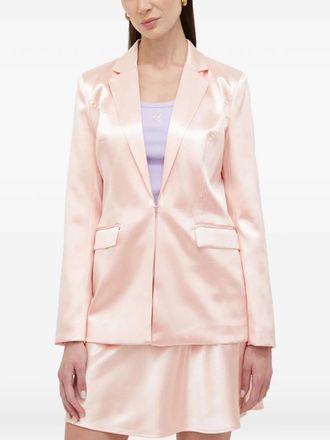 Guess Co pocket blazer - women - Fabric - S - Pink