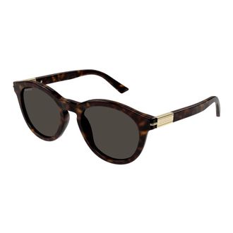 Gucci Gg 1501S Zonnebrillen - Heren - Zonnebrillen - Bruin - 54 MM - Nylon - Accessoires