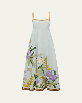 Alemais Alfie Linen Midi Dress