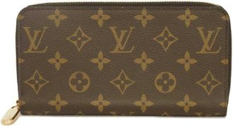 Louis Vuitton Brown Monogram Pink Rose Ballerine Monogram Long Wallet (Bi-Fold) (Pre-Owned)