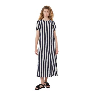 Max Mara Midi Dresses, female, Blue, Size: M Crespo Dress