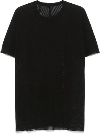 Boris Bidian Saberi T-shirt a righe - Nero
