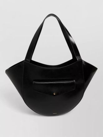 Wandler hortensia curved shoulder tote bag