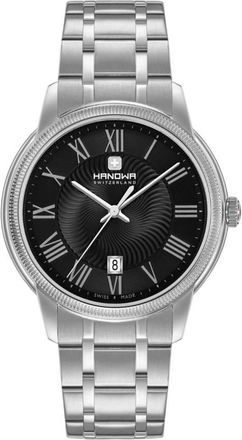 Hanowa Salvan Quartz Black Dial Mens Watch HAWGH0002804