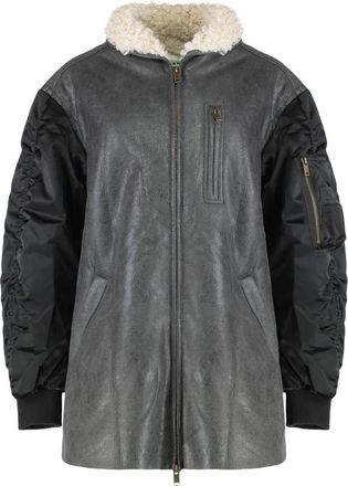 Isabel Marant Evina Jacket - Dames - Winterjassen - Grijs - 2XS - Katoen - Jassen
