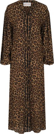 Valentino Escape Leopard Print Kaftan